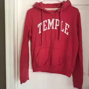 Temple University Pink Hoodie M
